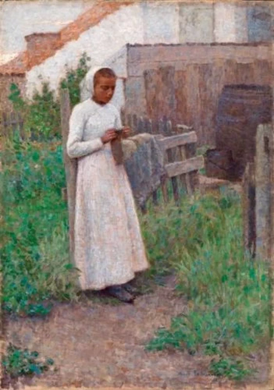 Henri Le Sidaner - 247, Ragazza bretone, 1888
